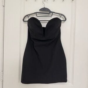 Zara Black Strapless Dress